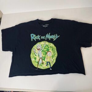 Rick and Morty Unisex Crop Tee XL